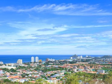 Hua Hin beachfront skyline, a top destination for the expat community and foreign property buyers.